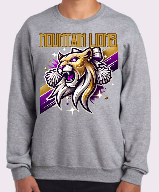 Sevierville Mountain Lions Cheerleading graphic design