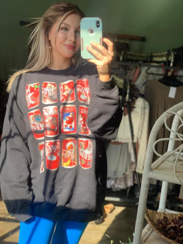 Vintage Christmas soda design