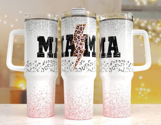 40oz MAMA hot or cold 24 hour stainless steel tumbler