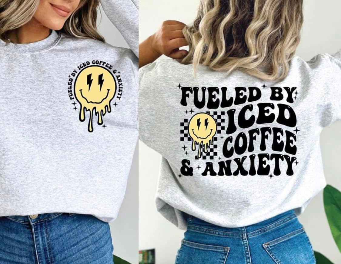 Fueled by smiley Coffee graphic design