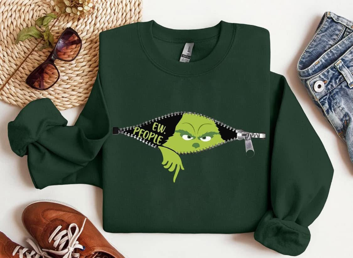 Ew, people Christmas design
