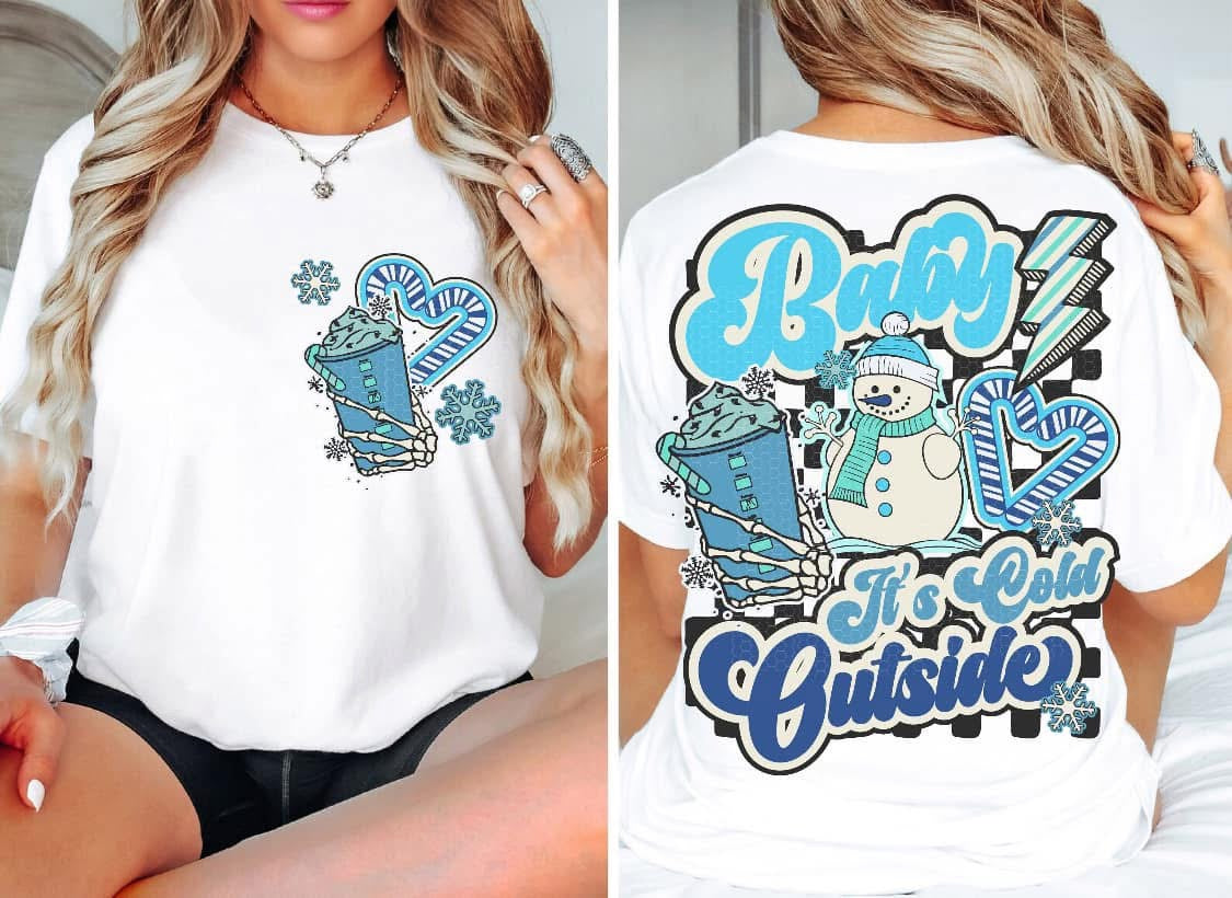 Baby it’s cold skull design