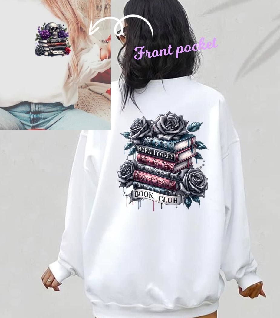 Morally Grey graphic design