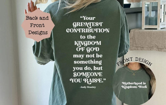 Motherhood is my kingdom graphic design