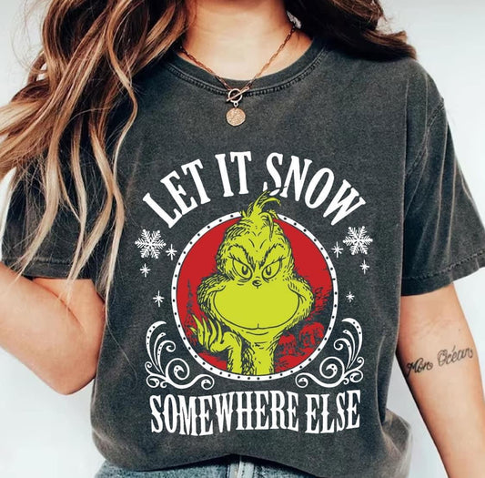 Let it snow somewhere else design