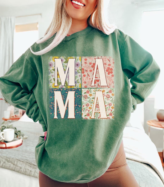 Floral mama sweatshirt